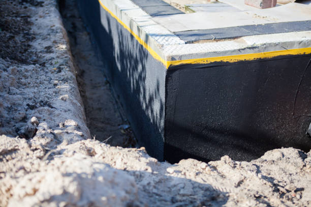 Professional Exterior Waterproofing technician working in Wyoming, PA